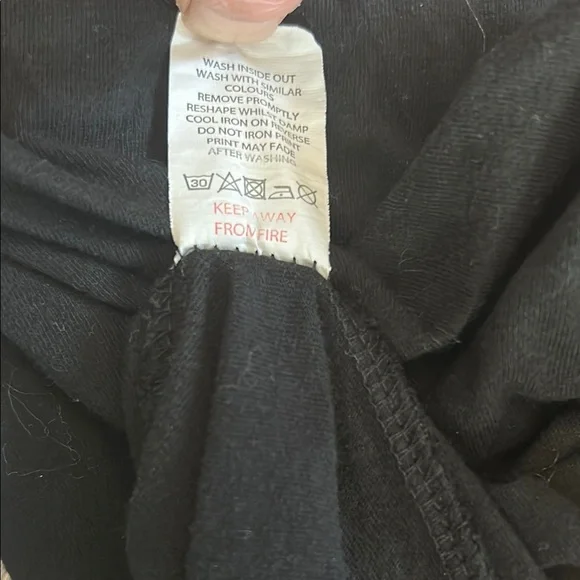 Black Graphic T-Shirt with Skeleton Design - Picture 6 of 7